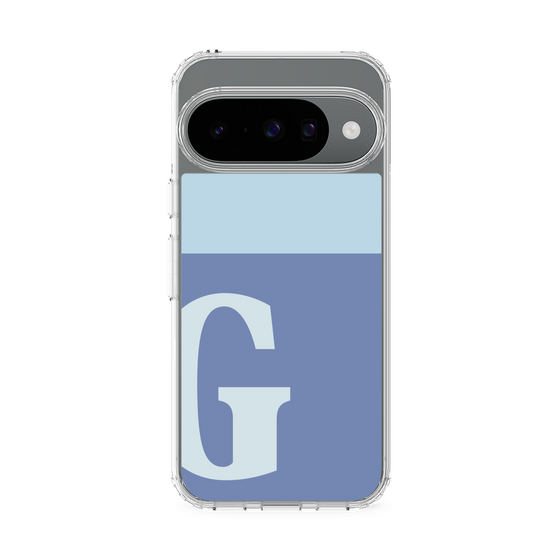 スリムプロテクションケース［ オリジナル - initial two tone - G blue ］