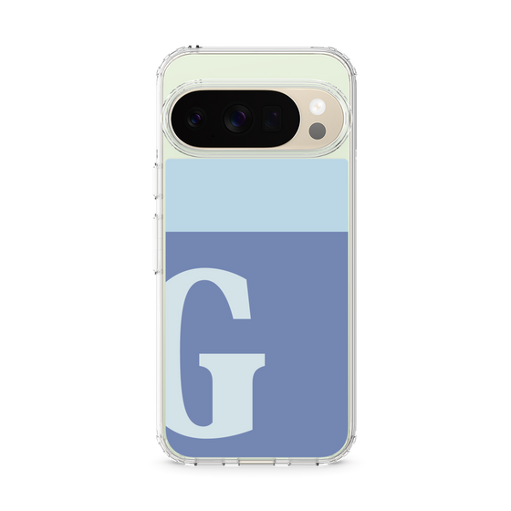 スリムプロテクションケース［ オリジナル - initial two tone - G blue ］