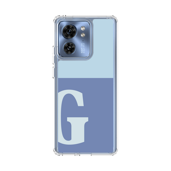 スリムプロテクションケース［ オリジナル - initial two tone - G blue ］