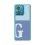 スリムプロテクションケース［ オリジナル - initial two tone - G blue ］
