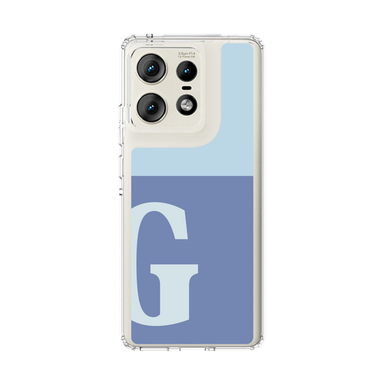 スリムプロテクションケース［ オリジナル - initial two tone - G blue ］