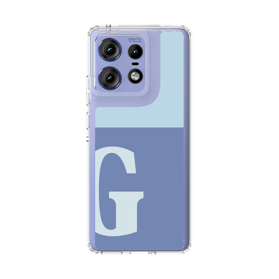 スリムプロテクションケース［ オリジナル - initial two tone - G blue ］
