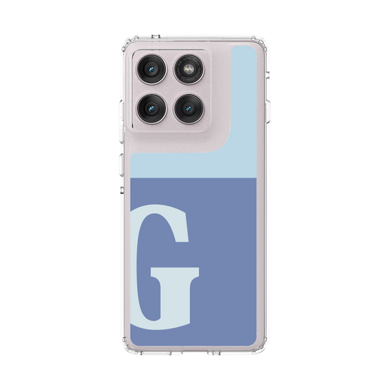 スリムプロテクションケース［ オリジナル - initial two tone - G blue ］