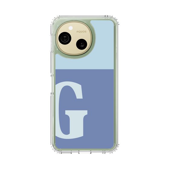 スリムプロテクションケース［ オリジナル - initial two tone - G blue ］