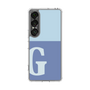 スリムプロテクションケース［ オリジナル - initial two tone - G blue ］
