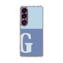 スリムプロテクションケース［ オリジナル - initial two tone - G blue ］