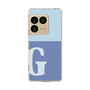 スリムプロテクションケース［ オリジナル - initial two tone - G blue ］