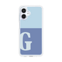 スリムプロテクションケース［ オリジナル - initial two tone - G blue ］