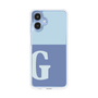 スリムプロテクションケース［ オリジナル - initial two tone - G blue ］