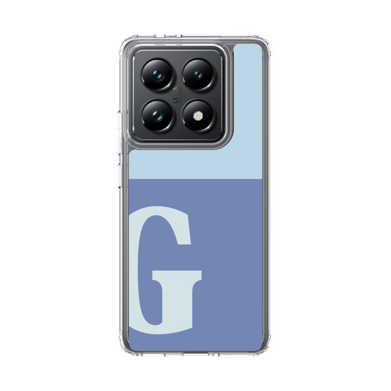 スリムプロテクションケース［ オリジナル - initial two tone - G blue ］