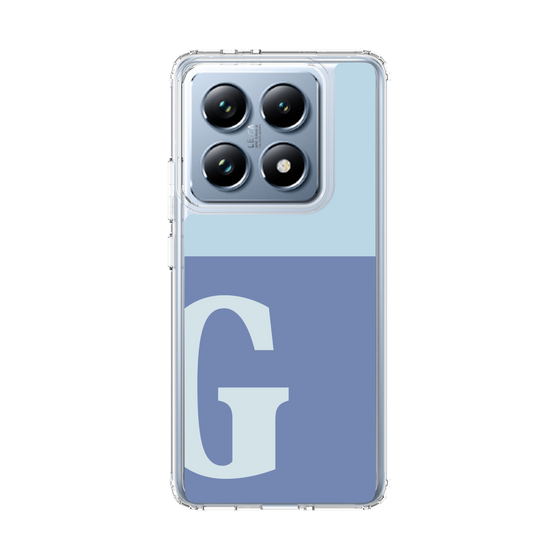 スリムプロテクションケース［ オリジナル - initial two tone - G blue ］