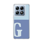 スリムプロテクションケース［ オリジナル - initial two tone - G blue ］