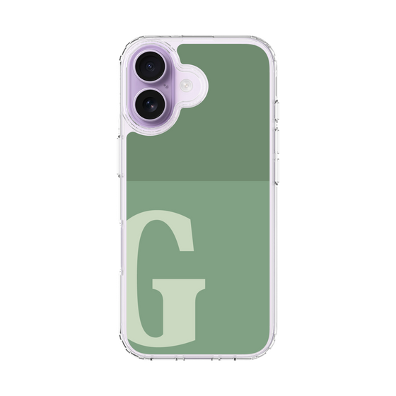 スリムプロテクションケース［ オリジナル - initial two tone - G green ］