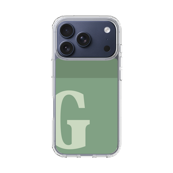 スリムプロテクションケース［ オリジナル - initial two tone - G green ］