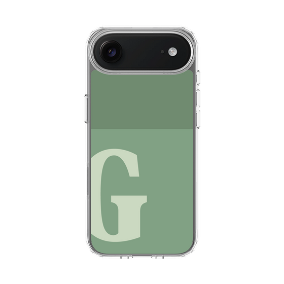 スリムプロテクションケース［ オリジナル - initial two tone - G green ］