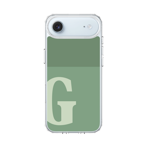 スリムプロテクションケース［ オリジナル - initial two tone - G green ］