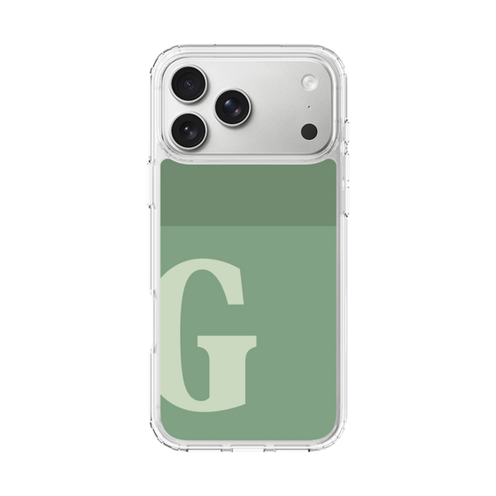 スリムプロテクションケース［ オリジナル - initial two tone - G green ］