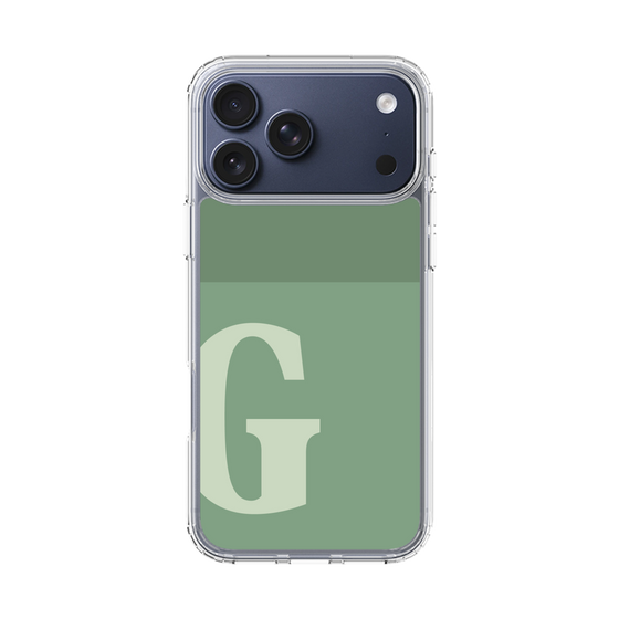 スリムプロテクションケース［ オリジナル - initial two tone - G green ］