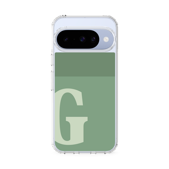 スリムプロテクションケース［ オリジナル - initial two tone - G green ］