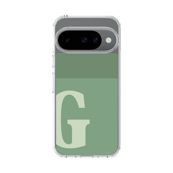 スリムプロテクションケース［ オリジナル - initial two tone - G green ］