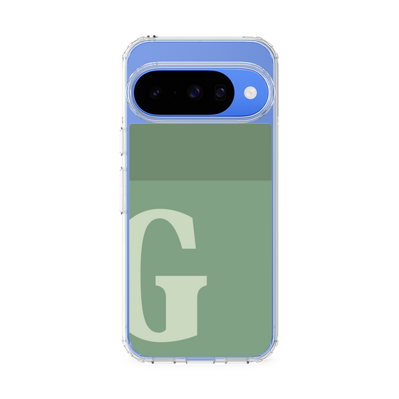 スリムプロテクションケース［ オリジナル - initial two tone - G green ］