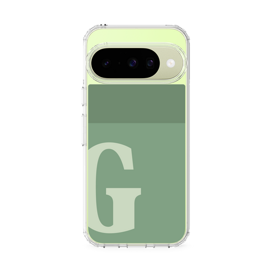 スリムプロテクションケース［ オリジナル - initial two tone - G green ］