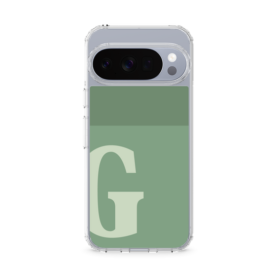 スリムプロテクションケース［ オリジナル - initial two tone - G green ］
