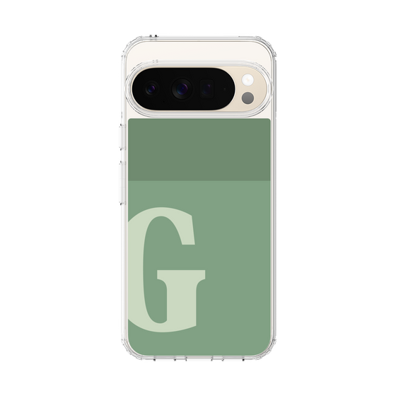 スリムプロテクションケース［ オリジナル - initial two tone - G green ］