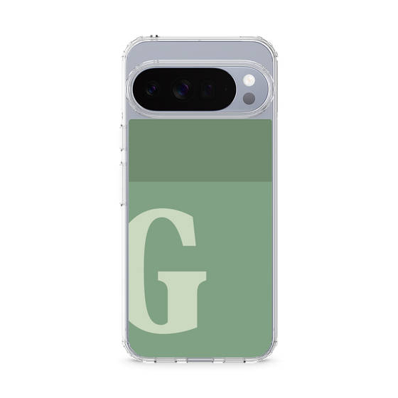 スリムプロテクションケース［ オリジナル - initial two tone - G green ］