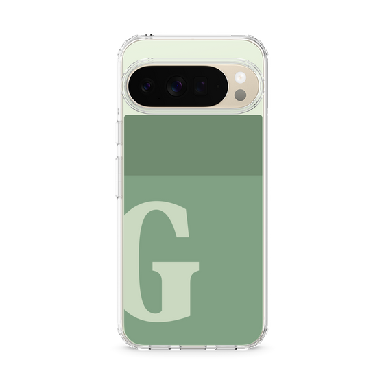 スリムプロテクションケース［ オリジナル - initial two tone - G green ］