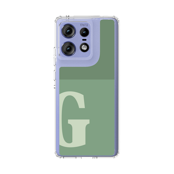 スリムプロテクションケース［ オリジナル - initial two tone - G green ］