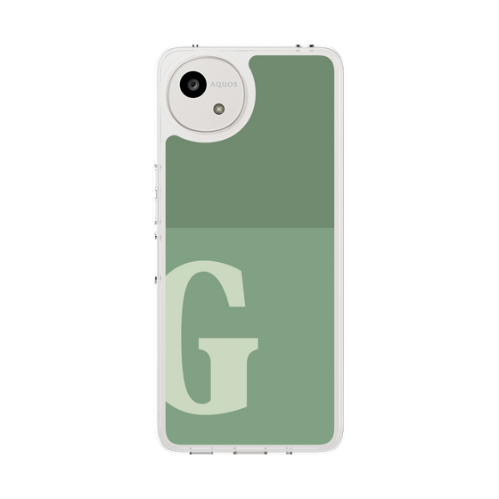 スリムプロテクションケース［ オリジナル - initial two tone - G green ］
