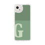 スリムプロテクションケース［ オリジナル - initial two tone - G green ］