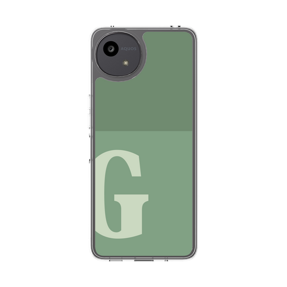 スリムプロテクションケース［ オリジナル - initial two tone - G green ］