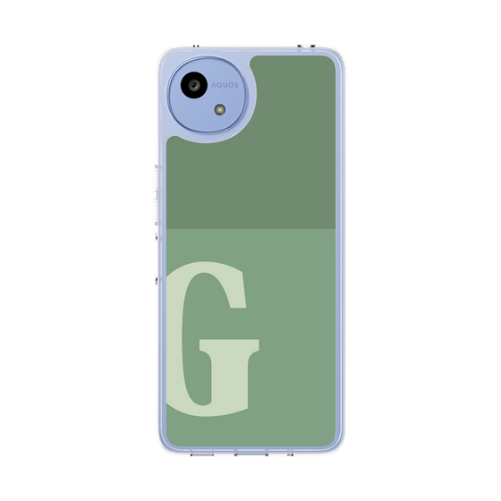 スリムプロテクションケース［ オリジナル - initial two tone - G green ］