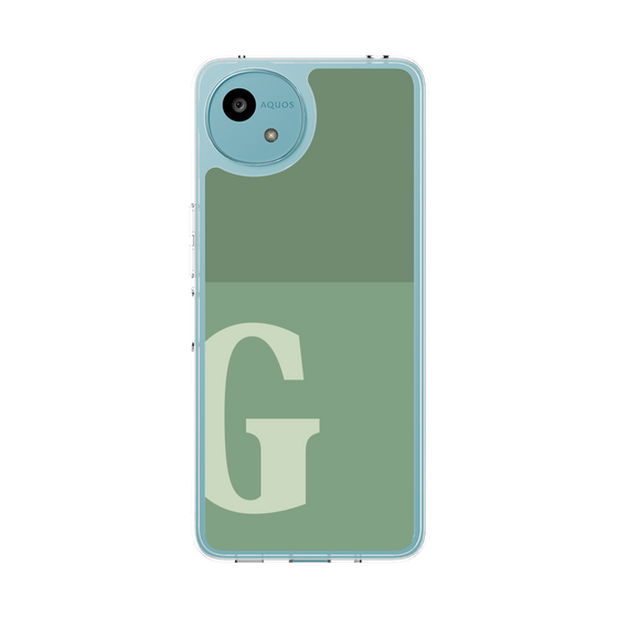 スリムプロテクションケース［ オリジナル - initial two tone - G green ］
