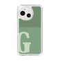 スリムプロテクションケース［ オリジナル - initial two tone - G green ］