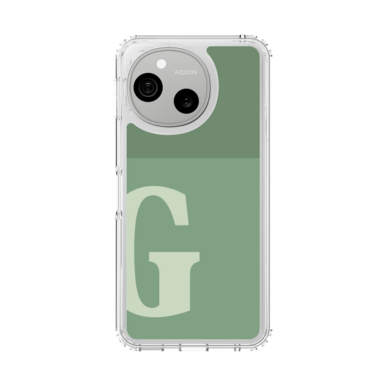 スリムプロテクションケース［ オリジナル - initial two tone - G green ］