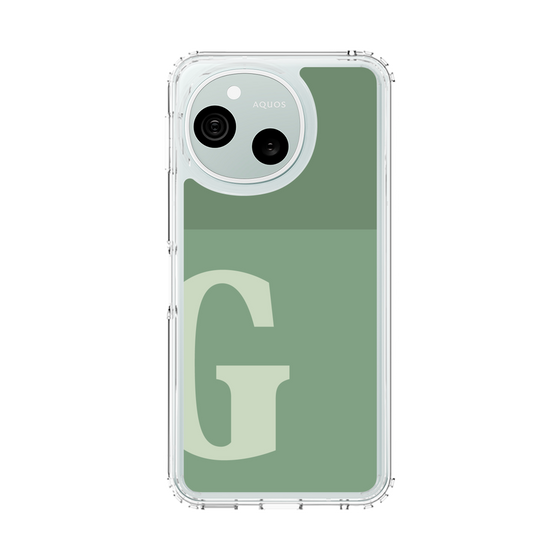 スリムプロテクションケース［ オリジナル - initial two tone - G green ］