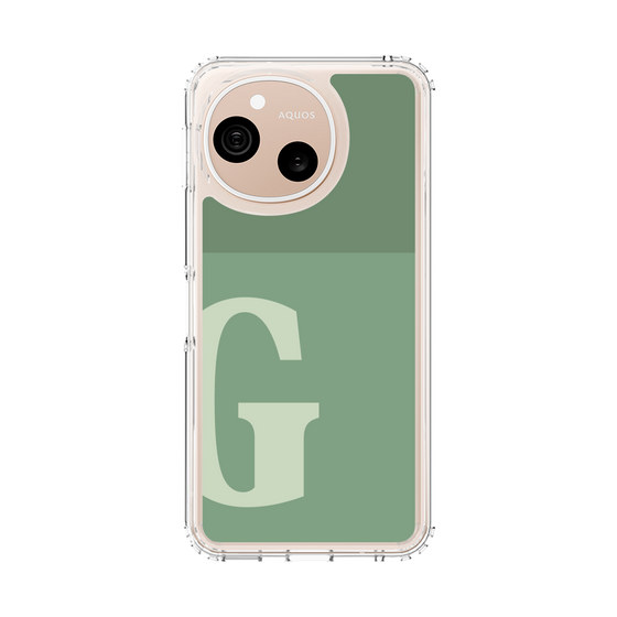 スリムプロテクションケース［ オリジナル - initial two tone - G green ］
