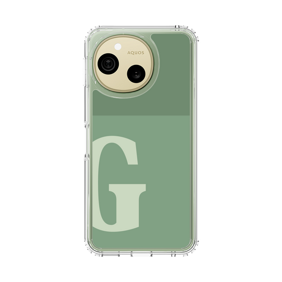 スリムプロテクションケース［ オリジナル - initial two tone - G green ］