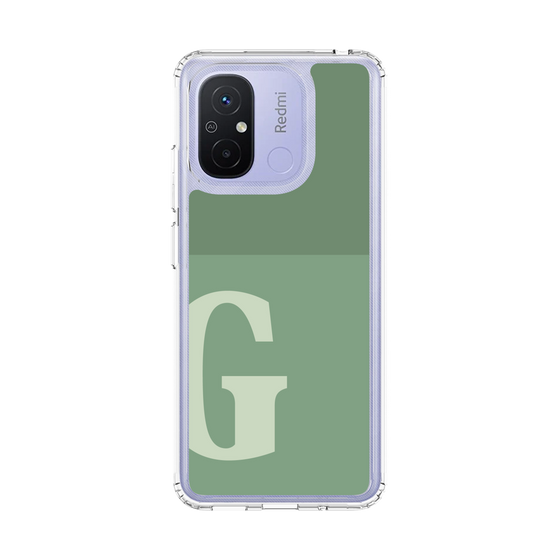 スリムプロテクションケース［ オリジナル - initial two tone - G green ］