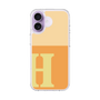 スリムプロテクションケース［ オリジナル - initial two tone - H orange ］