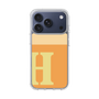 スリムプロテクションケース［ オリジナル - initial two tone - H orange ］