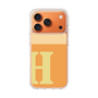 スリムプロテクションケース［ オリジナル - initial two tone - H orange ］