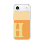 スリムプロテクションケース［ オリジナル - initial two tone - H orange ］