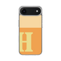 スリムプロテクションケース［ オリジナル - initial two tone - H orange ］