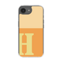 スリムプロテクションケース［ オリジナル - initial two tone - H orange ］