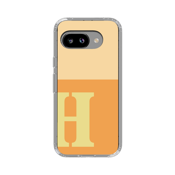 スリムプロテクションケース［ オリジナル - initial two tone - H orange ］