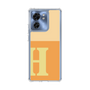 スリムプロテクションケース［ オリジナル - initial two tone - H orange ］